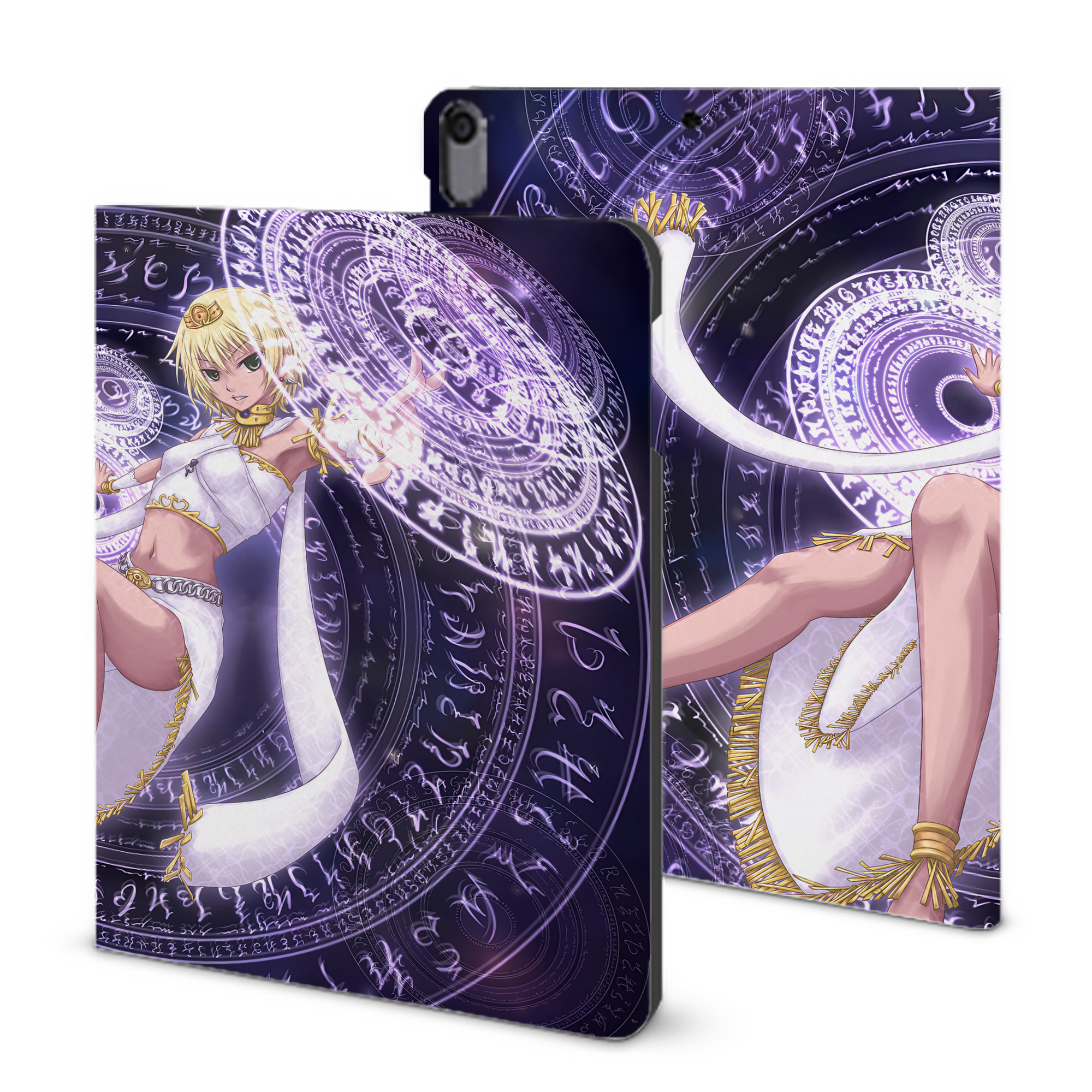 （画像用） 遊☆戯☆王 Yu-Gi-Oh! IPad ケース ブック型 PUレザー TPU 耐衝撃 軽量 薄型 ペン収納なし 全面保護 IPad 各モデル対応